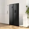 Gorenje NRR9185EABXLWD Side-by-Side -jääkaappipakastin, 547 l (355 l + 192 l), ConvertActive, energialuokka E, tumma ruostumaton teräs