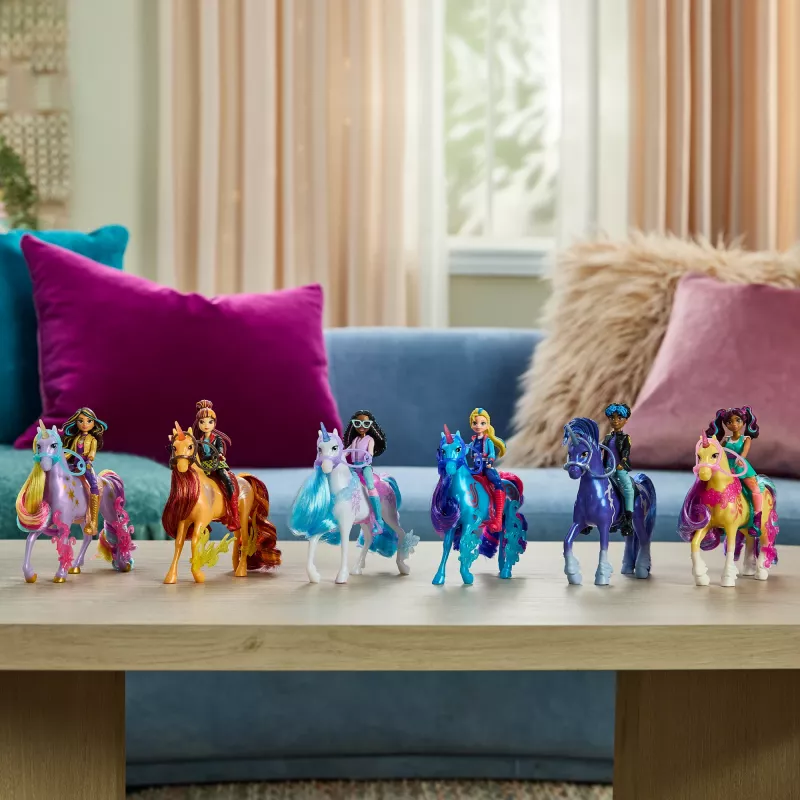 Leikkifiguuri Spin Master Unicorn Academy Isabel, aito harja ja häntä sekä harja