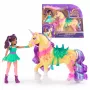 Spin Master Unicorn Academy Ava ja yksisarvinen Leaf -hahmosetti oikealla harjalla, hännällä ja harjalla, 4+ vuotta