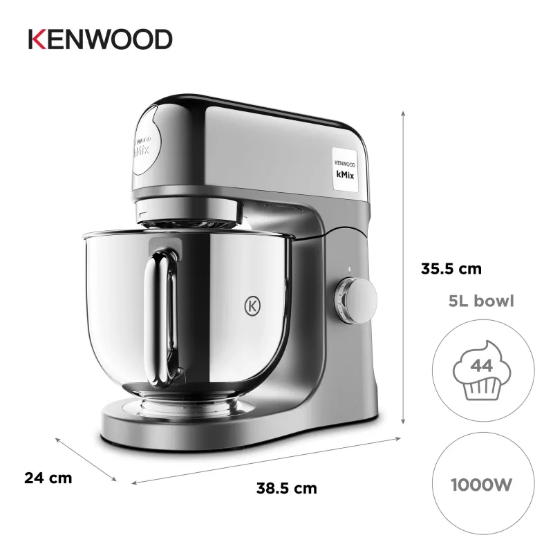 Yleiskone Kenwood kMix Special Edition KMX760ACH — 1000 W, kromi, ruostumaton teräskulho