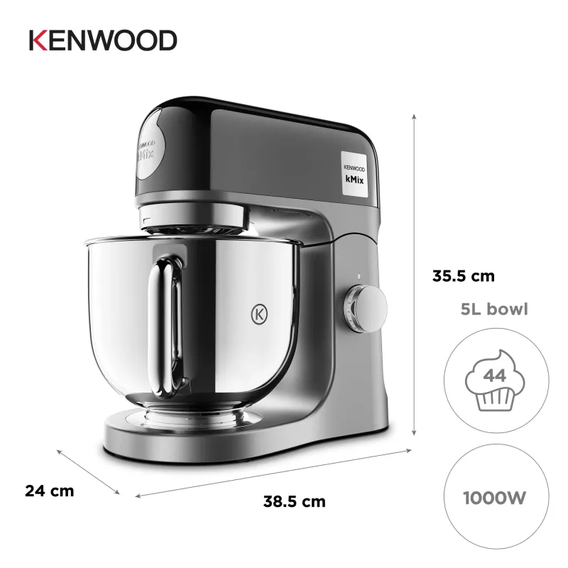 Kenwood kMix Special Edition yleiskone 1000 W 5 L musta, kromi