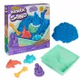 Kinetic Sand, hiekkalaatikkosetti, luovat pääsiäislahjat, sisältää 1 lb sinistä muovailtavaa leikkihiekkaa, 4 työkalua & muottia, säilytys, sensorinen lelu yli 3-vuotiaille
