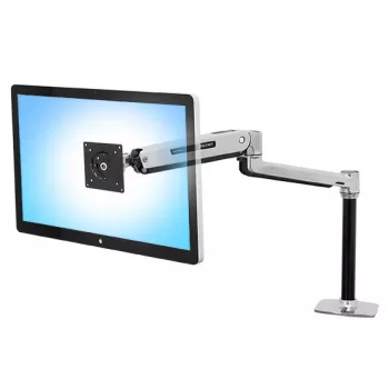 ERGOTRON Lx istuma-seisoma pöytäkiinnitys LCD-varsi (kiillotettu alumiini)