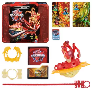 Bakugan Baku-tin Special Attack Mantid, mukautuva, pyörivä toimintahahmo ja lelujen säilytys, lastenlelu pojille ja tytöille 6-vuotiaasta
