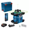 Pyörölähetin Bosch GRL 650 CVHG Professional 18 V vihreällä laserlinjalla, L-BOXX