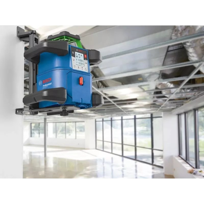 Pyörölähetin Bosch GRL 650 CVHG Professional 18 V vihreällä laserlinjalla, L-BOXX