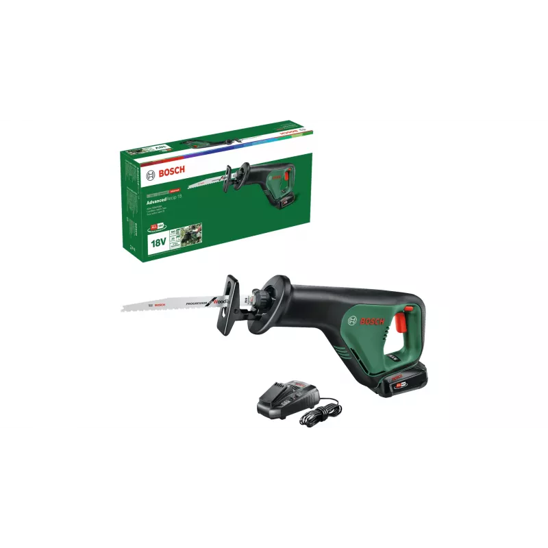 Bosch AdvancedRecip 18 300 iskua/min musta, vihreä