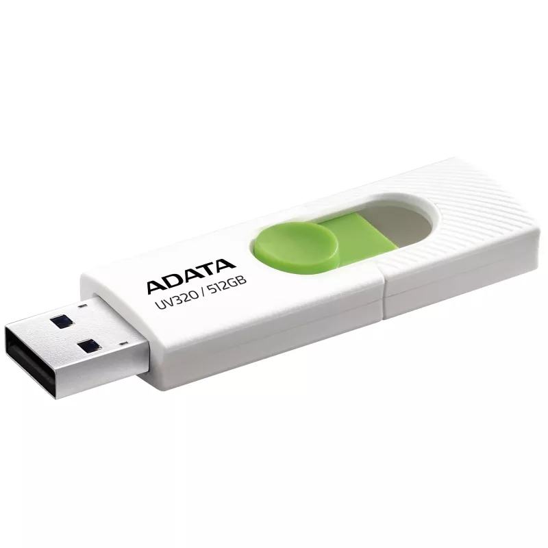 ADATA UV320 USB-muistitikku 512 GB USB Type-A 3.2 Gen 1 (3.1 Gen 1) vihreä, valkoinen