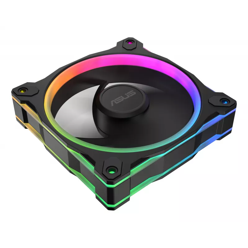 Tuuletin ASUS Prime MR120 ARGB Reverse musta 12 cm liukulaakeri