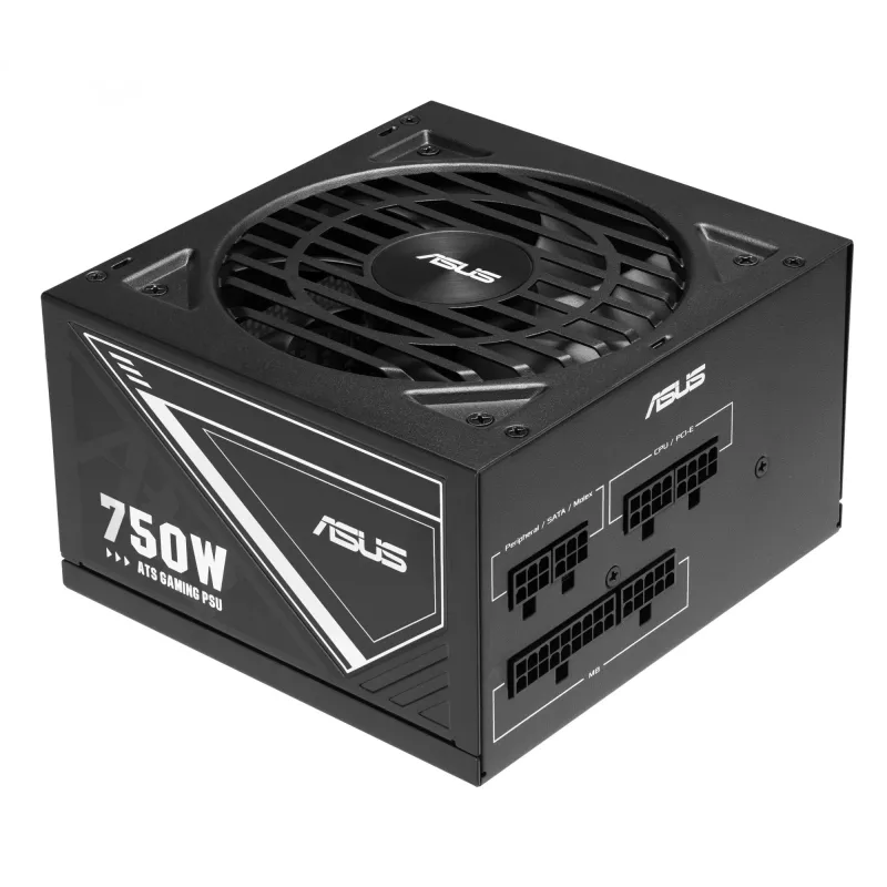 Virtalähde ASUS ATS-750G 750 W, 20+4-pin ATX, 80 PLUS Gold, musta