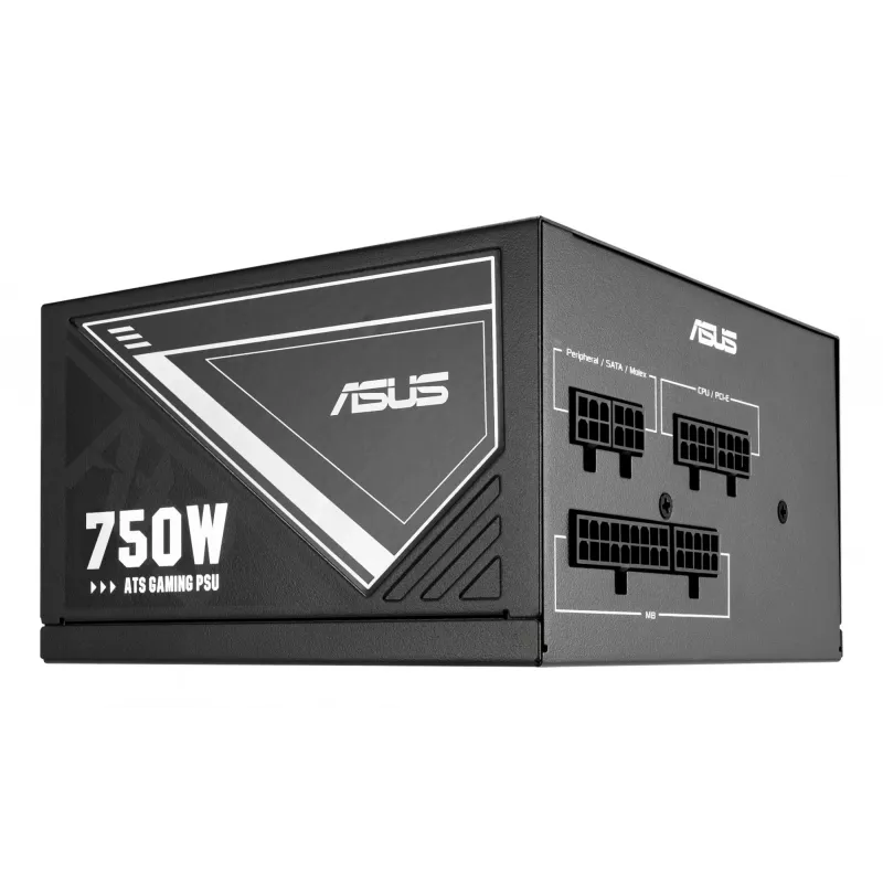 Virtalähde ASUS ATS-750G 750 W, 20+4-pin ATX, 80 PLUS Gold, musta