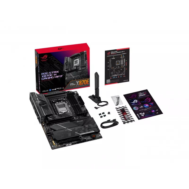 Emolevy ASUS ROG STRIX X870E-H GAMING WIFI7 ATX Socket AM5 DDR5, 256GB, Wi‑Fi 7, 5Gb Ethernet