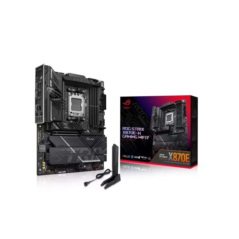 Emolevy ASUS ROG STRIX X870E-H GAMING WIFI7 ATX Socket AM5 DDR5, 256GB, Wi‑Fi 7, 5Gb Ethernet