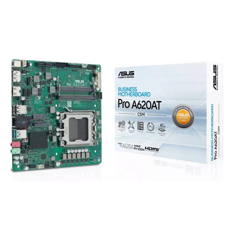 Emolevy ASUS 90MB1L5M-M0EAYC AMD A620A Socket AM5 mini ITX