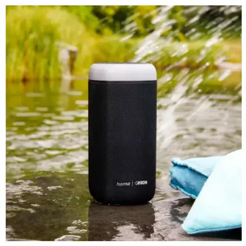 Bluetooth-kaiutin CANTON Glow Pro HAMA, musta, 3,5 mm liitäntä, LED-valotehosteet