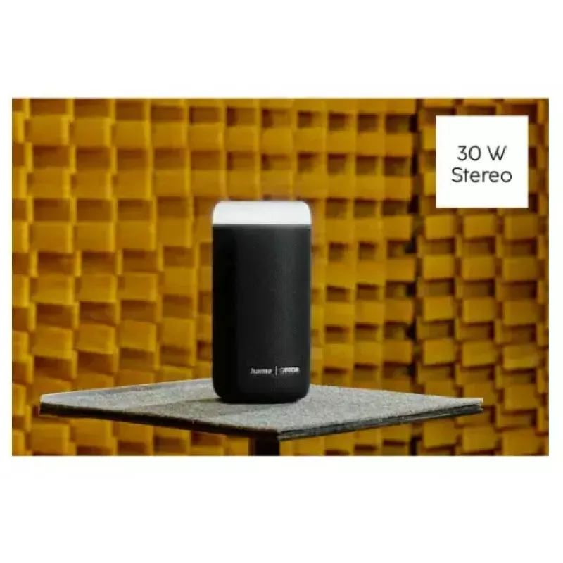 Bluetooth-kaiutin CANTON Glow Pro HAMA, musta, 3,5 mm liitäntä, LED-valotehosteet