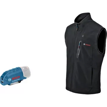 Bosch GHV 12+18V XA Professional lämmitysliivi koko S musta