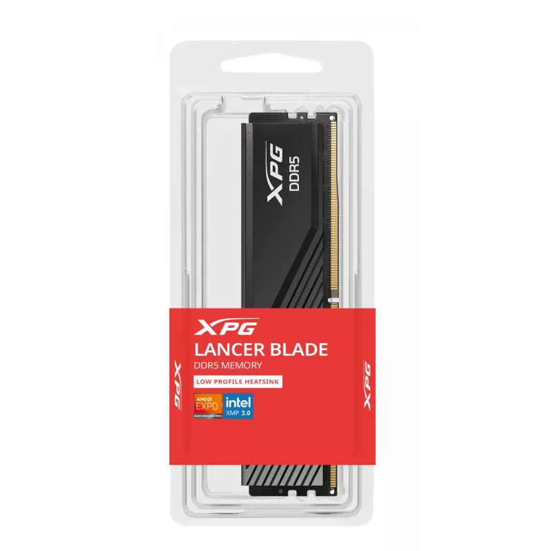DIMM 16 GB DDR5-6000, keskusmuisti musta, AX5U6000C3016G-SLABBK, XPG Lancer Blade, INTEL XMP, AMD EXPO