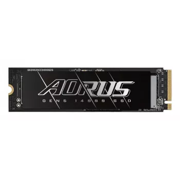 M.2 NVMe SSD GIGABYTE AORUS Gen5 14000 — 4 TB, PCIe 5.0, luku 14100 MB/s, kirjoitus 12600 MB/s