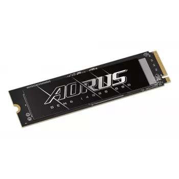 M.2 NVMe SSD GIGABYTE AORUS Gen5 14000 — 4 TB, PCIe 5.0, luku 14100 MB/s, kirjoitus 12600 MB/s