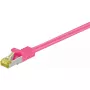 Verkkokaapeli Goobay 91578 RJ-45 Cat7 0,5 m magenta