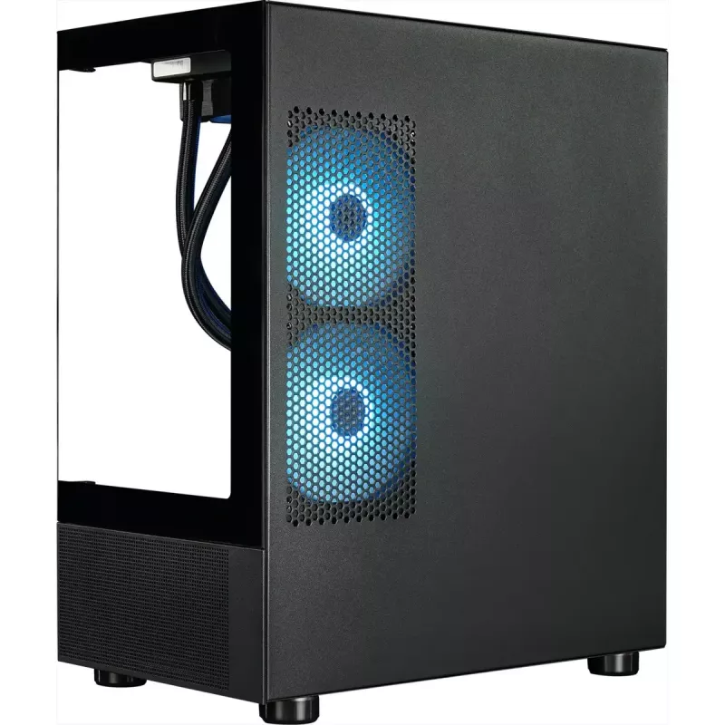Pöytätietokone pelikäyttöön THERMALTAKE FTW A-Line LCS 5060 musta/läpinäkyvä Windows 11 Pro