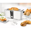 Leivänpaahdin Unold Design Dual 4 viipaletta 1350 W musta valkoinen