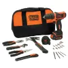 Pistoolikahvaruuvinväännin Black & Decker BDCDD12-QW, pikaistukka, 1,5 Ah