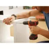 Pistoolikahvaruuvinväännin Black & Decker BDCDD12-QW, pikaistukka, 1,5 Ah