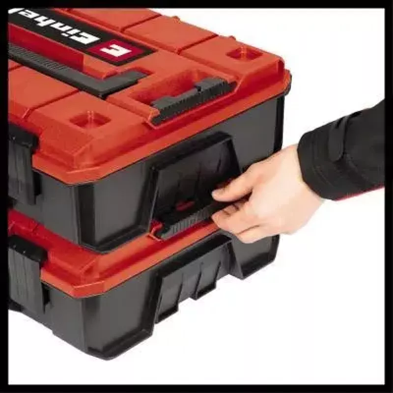 Pientarvikelaatikko Einhell E-Case S-F polypropeeni musta punainen 42x28x9,5 cm