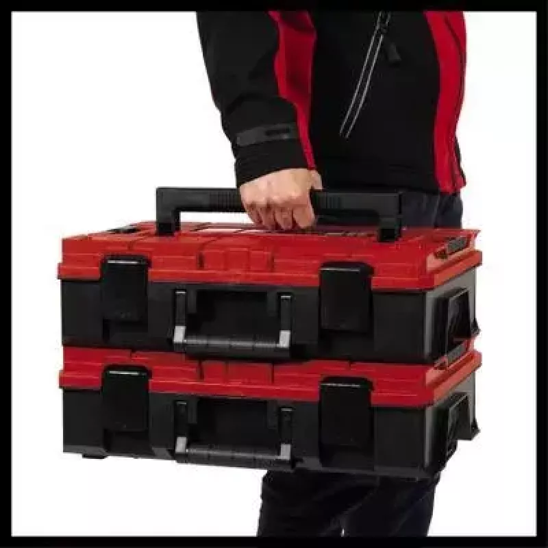 Pientarvikelaatikko Einhell E-Case S-F polypropeeni musta punainen 42x28x9,5 cm