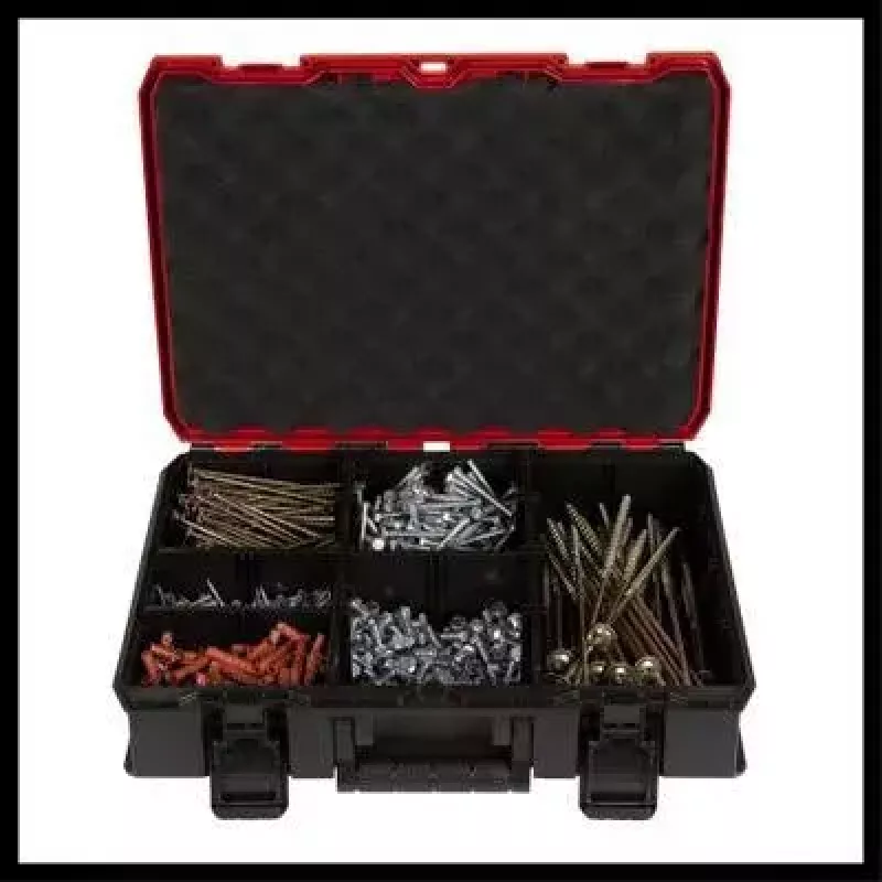 Pientarvikelaatikko Einhell E-Case S-F polypropeeni musta punainen 42x28x9,5 cm