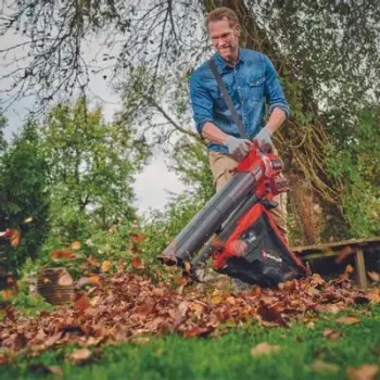 Käsikäyttöinen lehtipuhallin Einhell VENTURRO 36/240 240 km/h musta oranssi