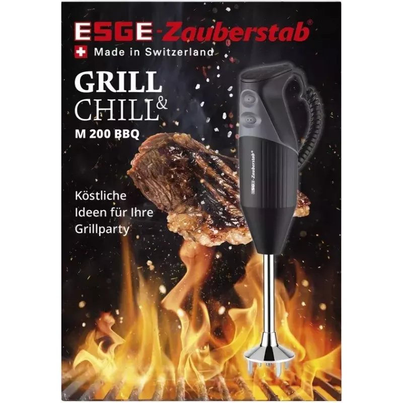 ESGE M 200 BBQ 10 L sauvasekoitin 200 W musta, kromi
