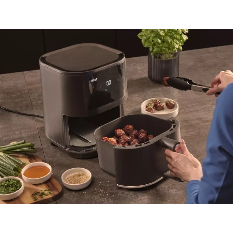 Braun MultiFry 3 Single 4.3 L vapaasti seisova 1500 W kiertoilmakypsennin musta