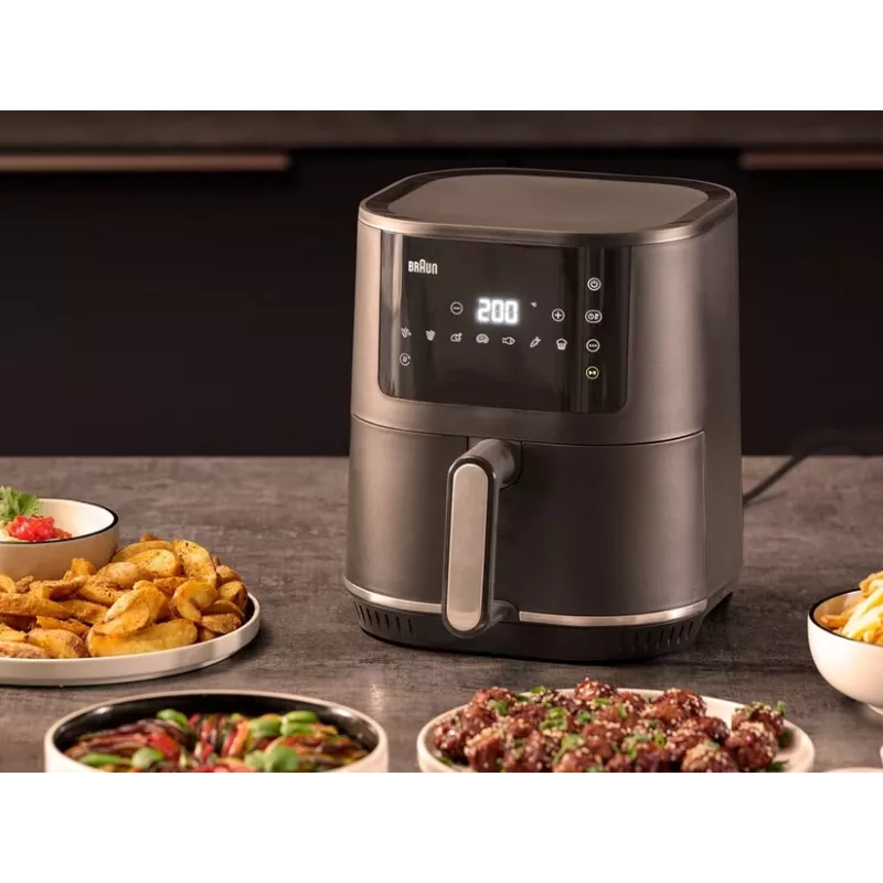 Braun MultiFry 3 Single 4.3 L vapaasti seisova 1500 W kiertoilmakypsennin musta