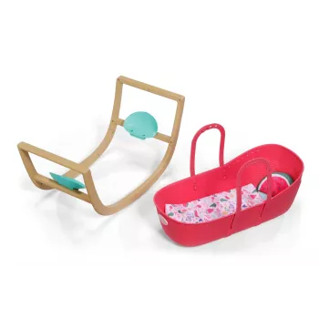 Nuken kehto zapf creation BABY born 3-in-1 Pinplay — nuken kalusteet, muunneltava kehto/sänky/kantolaukku
