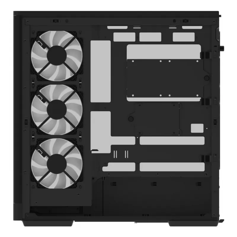 Tietokonekotelo AeroCool Geh Midi P500A musta