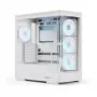 Tietokonekotelo AEROCOOL Geh Midi P500A valkoinen — Midi-torni ATX-kotelo, valkoinen pinta