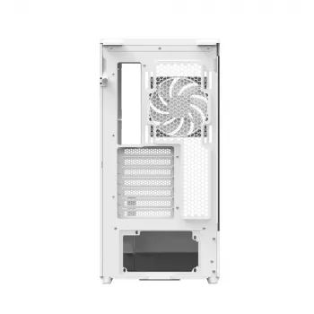 Tietokonekotelo AEROCOOL Geh Midi P500A valkoinen — Midi-torni ATX-kotelo, valkoinen pinta