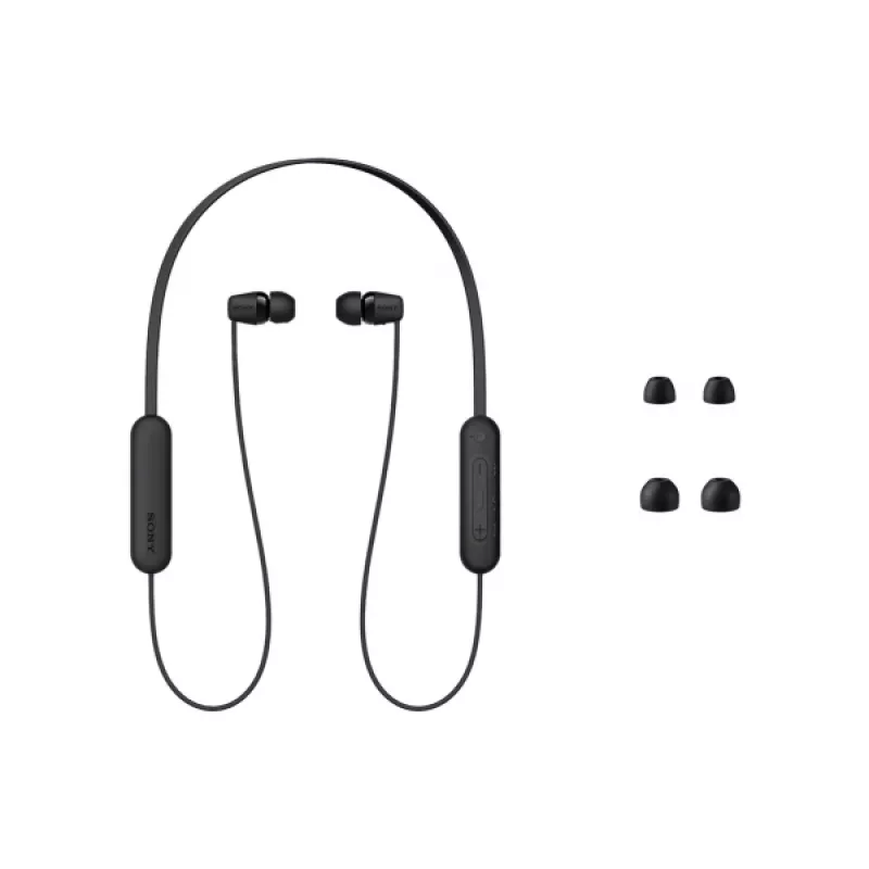 Sony WI-C100 kuulokkeet langattomat in-ear puhelut/musiikki Bluetooth musta