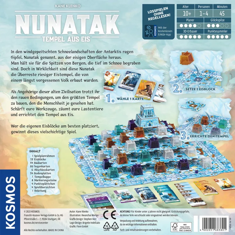 Kosmos Nunatak 45 min lautapeli palapeli