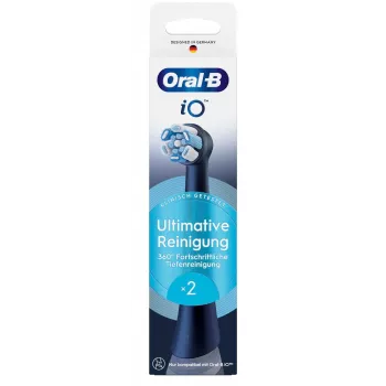 Oral-B iO Ultimate Clean 16262903 hammasharjan pää 2 kpl musta