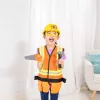 Melissa & Doug rakennustyöläisen rooliasu pukusarja (6 osaa)