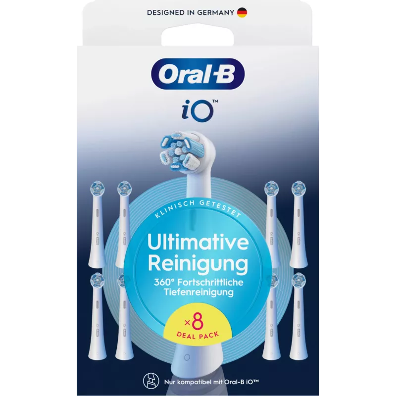 Oral-B hammasharjan pää 8 kpl valkoinen
