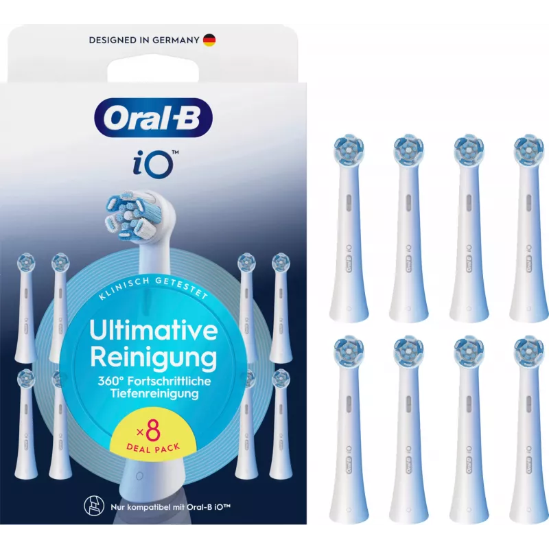 Oral-B hammasharjan pää 8 kpl valkoinen