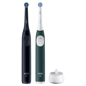 Sähköhammasharja BRAUN Oral-B iO Series 2 Duo musta/vihreä, ladattava, malli 62418