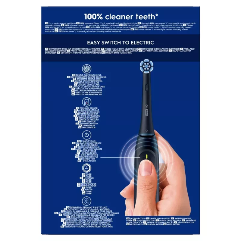 Sähköhammasharja BRAUN Oral-B iO Series 2 Duo musta/vihreä, ladattava, malli 62418