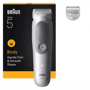 Kehonkarvatrimmeri BRAUN BG 5500 244787 — vesitiivis ladattava kehonkarvatrimmeri