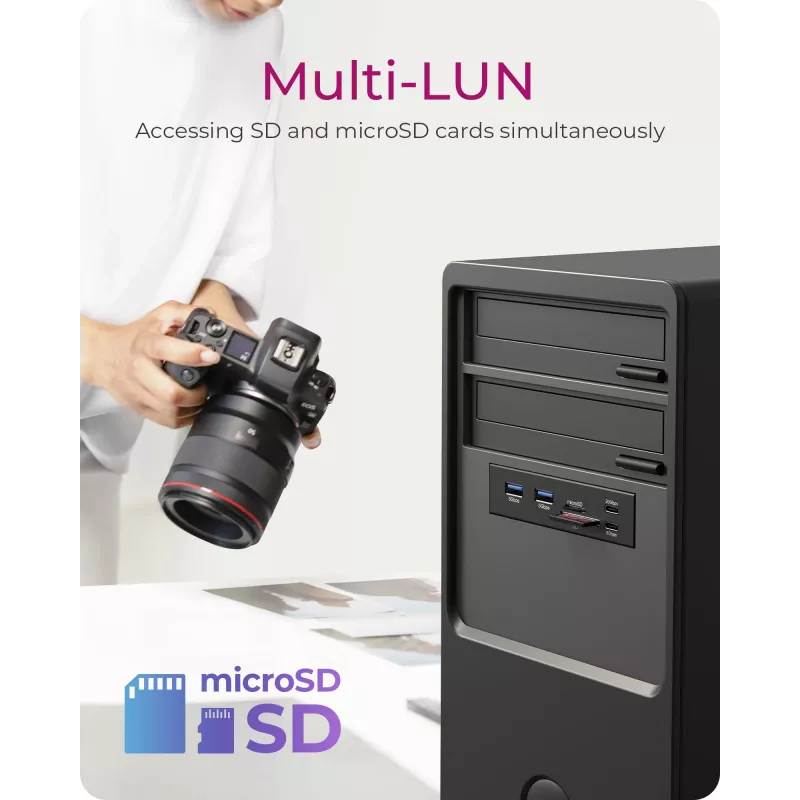 Icybox etupaneeli 61169 3,5 tuuman levyasemapaikkaan – etupaneelipaneeli, malli 61169
